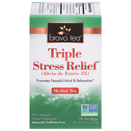 Bravo Teas And Herbs - Tea - Triple Stress Relief - 20 Bag