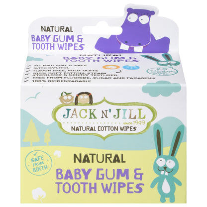 Jack N' Jill Kids - Baby Gum And Tooth Wipes - 25 Count