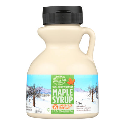 Butternut Mountain Farm - Maple Syrup - Amber Grade A - Case Of 24 - 8 Fl Oz.