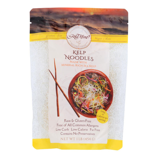 Gold Mine Kelp Noodles - Ready To Eat - Case Of 12 - 1 Lb.