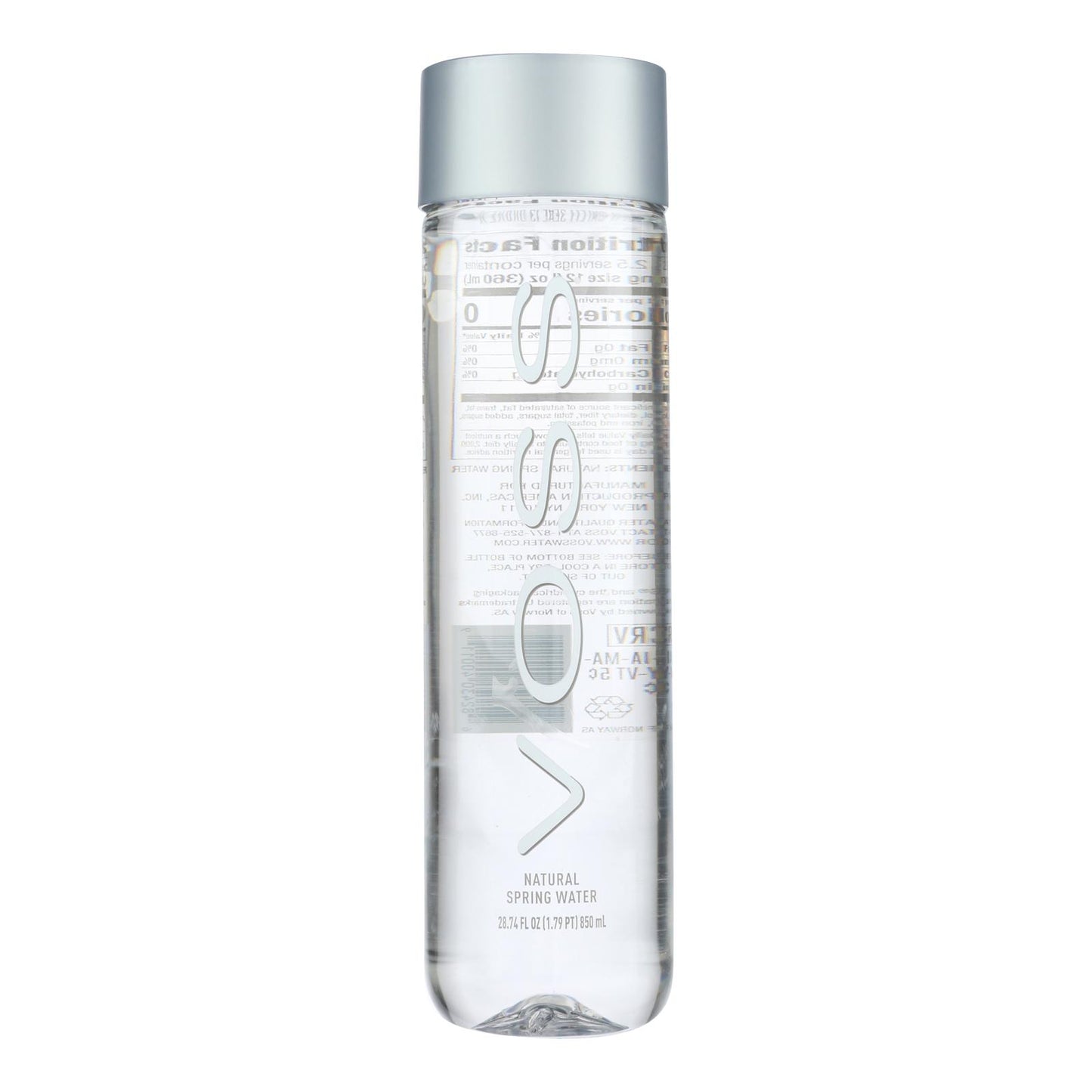 Voss Water Artesian Water - Still - Case Of 12 - 28.74 Oz.