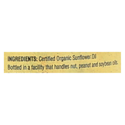 Napa Valley Naturals Organic Sunflower Oil - Case Of 12 - 25.4 Fl Oz.