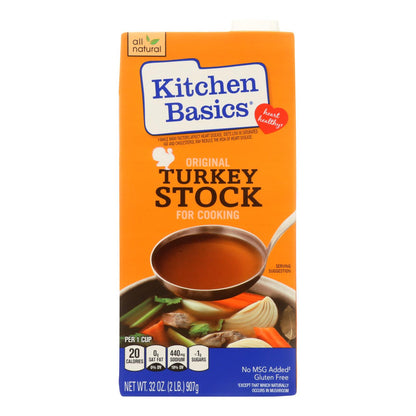 Kitchen Basics Turkey Stock - Case Of 12 - 32 Fl Oz.