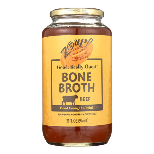 Zoup! Good Really Good - Bone Broth - Beef - Case Of 6 - 31 Fl Oz.