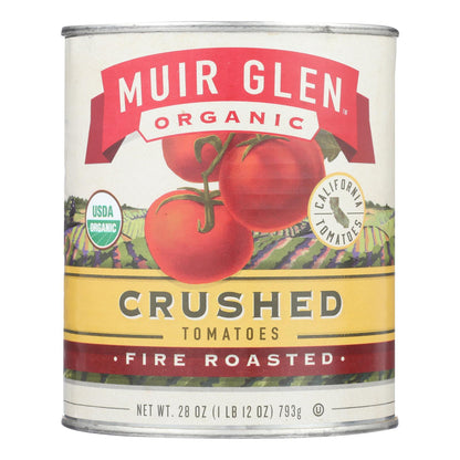 Muir Glen Fire Roasted Crushed Tomato - Tomato - Case Of 12 - 28 Oz.