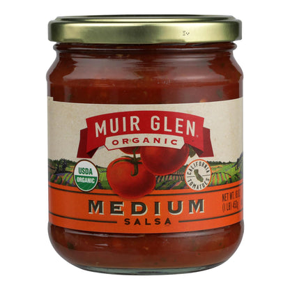 Muir Glen Organic Medium Salsa - Tomato - Case Of 12 - 16 Oz.