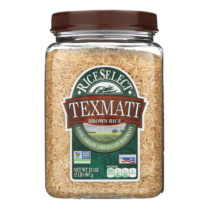 Rice Select Texmati Rice - Brown - Case Of 4 - 32 Oz.