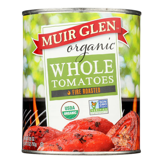 Muir Glen Fire Roasted Whole Tomatoes - Tomatoes - Case Of 12 - 28 Oz.