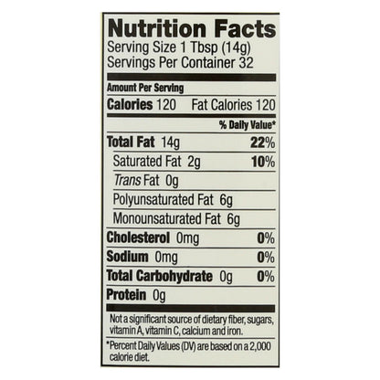 Spectrum Naturals Refined Sesame Oil - Case Of 12 - 16 Fl Oz.