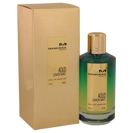 Mancera Aoud Lemon Mint by Mancera Eau De Parfum Spray (Unisex) 4 oz for Women